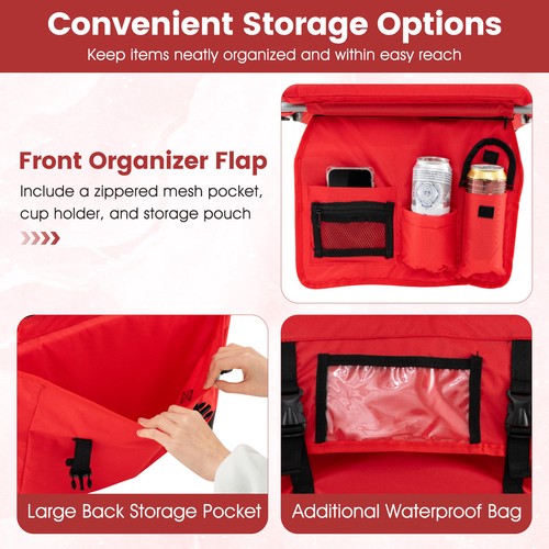 Foldable stadium seat with - foldable,