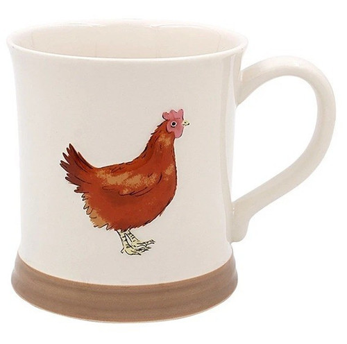 Country life embossed hen - life,