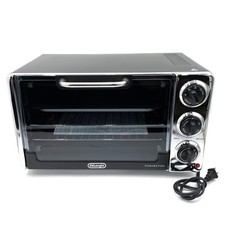 DeLonghi Convection Toaster Oven Broiler EO-2058 Counter Top Black