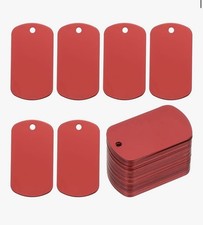 Metal Engraving Blank Tags, 90