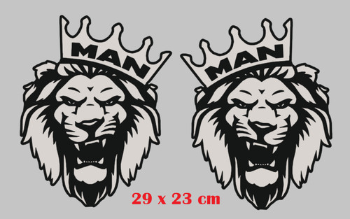 Man truck decals - truck, x