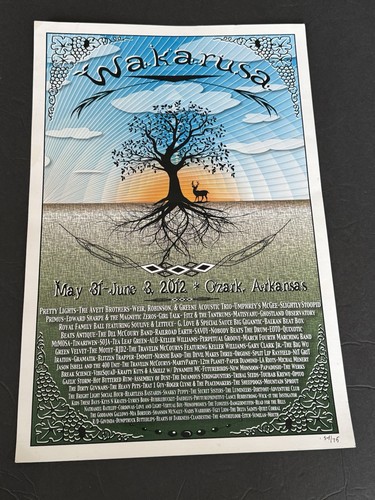 Wakarusa music festival poster - music,