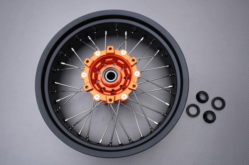 Orange supermoto spoked - orange,