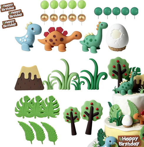 Pcs dinosaur cake toppers - dinosaur,