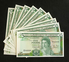 Gibraltar £5 Five Pounds Banknote 1988 Unc From Mint Run ( P216 )