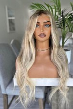 Blonde Full Lace Wig, 100%