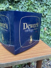 Dewar’s Fine Scotch Whisky Ice Bucket Lidded Man cave Bar Retro