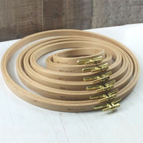 Nurge wooden embroidery hoop - nurge,