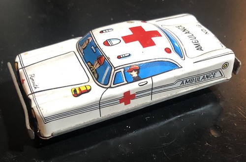 Old tin toy - tin, car