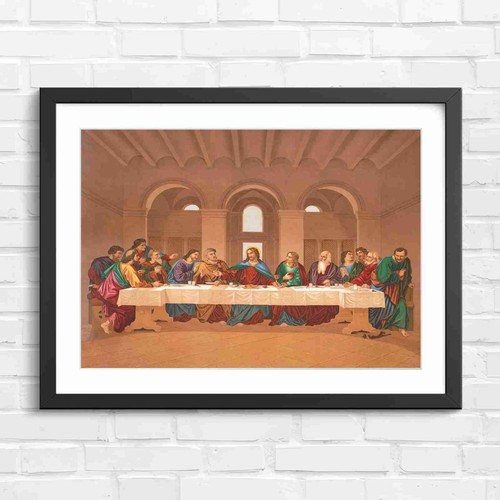Last supper religious scene - last,