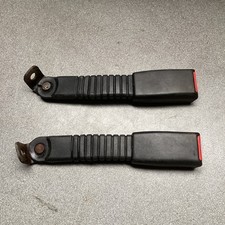 Bedford Rascal Suzuki Super Carry Van Bambi seat belt fasteners black  Pair