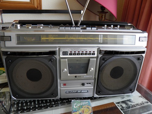 Sharp 8585e radio cassette - gf-8585e,
