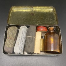 Original WW2 Vintage German Medical Verbandkasten Tin & Contents