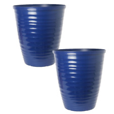 Planters Set of 2 Gloss Navy