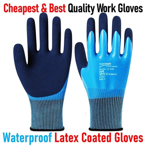 Waterproof latex coated work - waterproof,