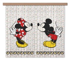 Mickey & Minnie Mouse Pair of ready made CURTAINS children's bedroom 180x160cm