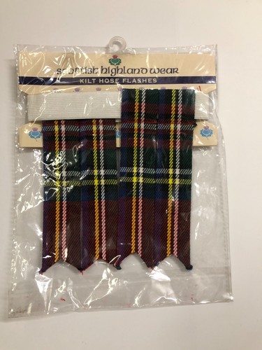 Scottish kilt sock flashes - scottish,