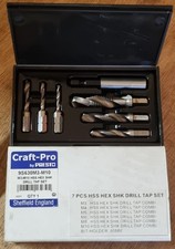 Craft Pro By Presto, 9S630M3-M10 HSS Hex Shank Drill Tap Set.