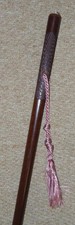 Vintage Mahogany Walking Stick