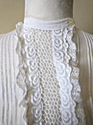 Antique edwardian white cotton - edwardian,