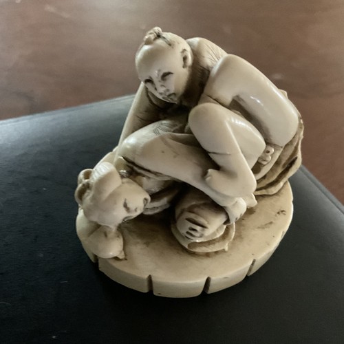 Vintage netsuke erotica couple - vintage,