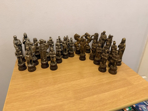Vintage antique pewter romans - antique,