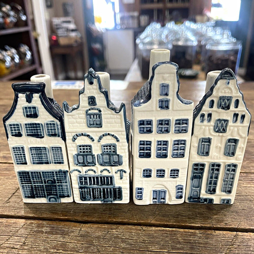 Klm blue delft house - blue,
