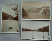 3 VINTAGE B/W POSTCARDs 