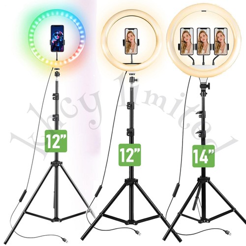 Ring light with tripod - with,