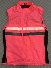 Rapha Brevet Gilet. Mens XXL. Pink/Reflective. Excellent Condition