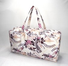 Knitting Bag Wool / Yarn / Craft Storage Bag Pretty Floral Design