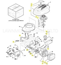 GENUINE MOUNTFIELD SP45 LAWNMOWER (2020-2022) ENGINE ASSEMBLY PARTS