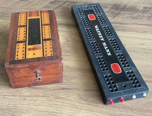 Vintage cribbage boards - 2,