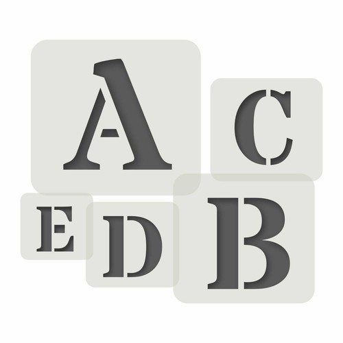 Reusable individual letter and - reusable,