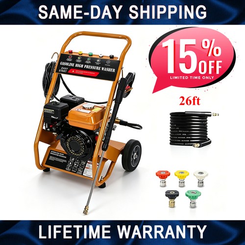 Petrol pressure washer - pressure, 3950