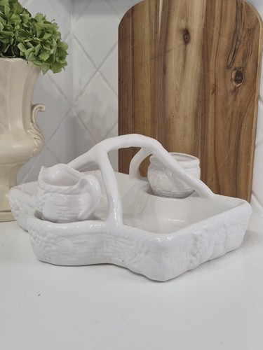 Vintage white ceramic - vintage,