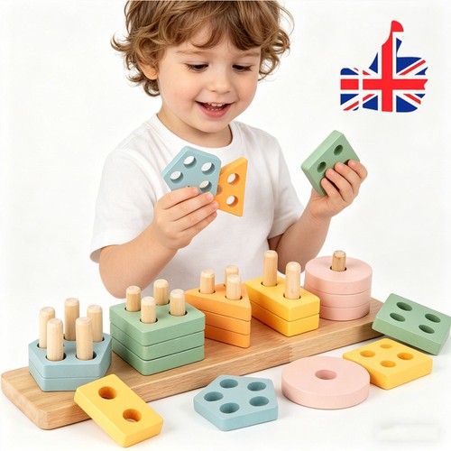 Wooden shape sorter montessori - shape,