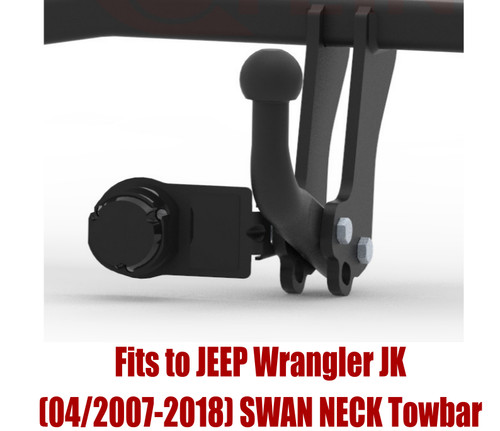 Swan neck tow bar for - swan, jeep