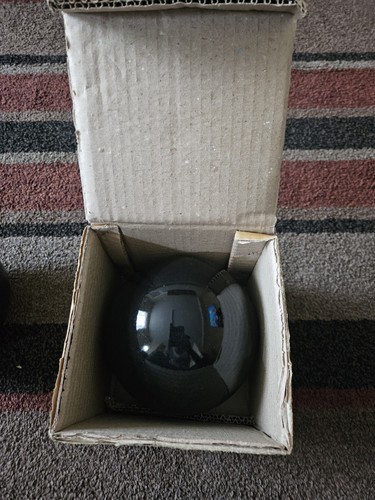 Black crystal ball - black,