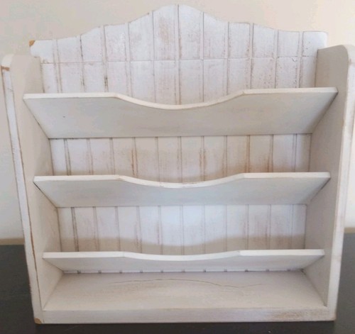 Wood shelf light distressed - light,