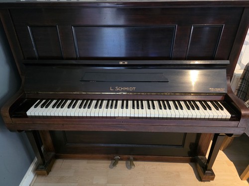 Schmidt upright piano - l,