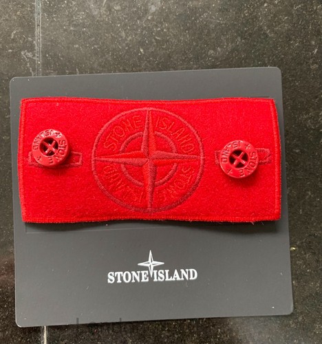 Stone island badge with - badge,