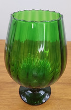 Mid Century Green Empoli Glass