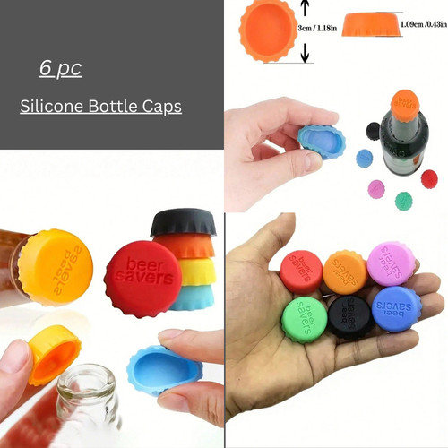 6pcs reusable silicone bottle - 6pcs,