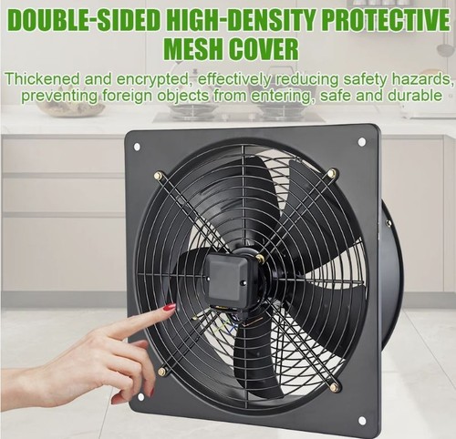 Axial blowing plate fan - ,