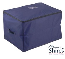 SHIRES RUG STORAGE BAG Size Small Navy Horse And Pony Rug Tidy Zip Up Bag