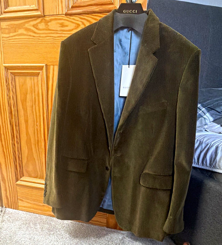 Gucci green corduroy - green, blazer