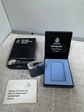 Ronson Varaflame Comet Butane Lighter Box and Instructions Vintage Retro 1970s