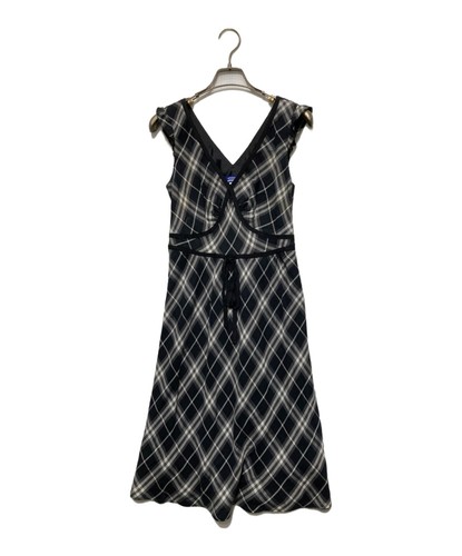 Burberry blue label grey check - label,