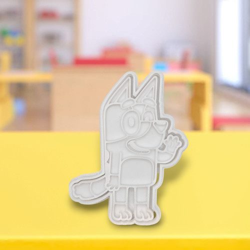 Bluey cookie cutter stamp - ,